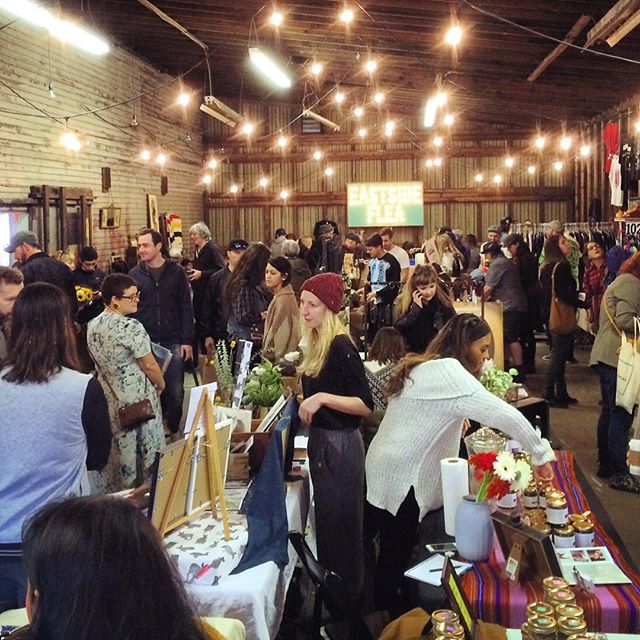 Crowded markets are a testament to the East Side Fleas success. Photo: ESF Instagram