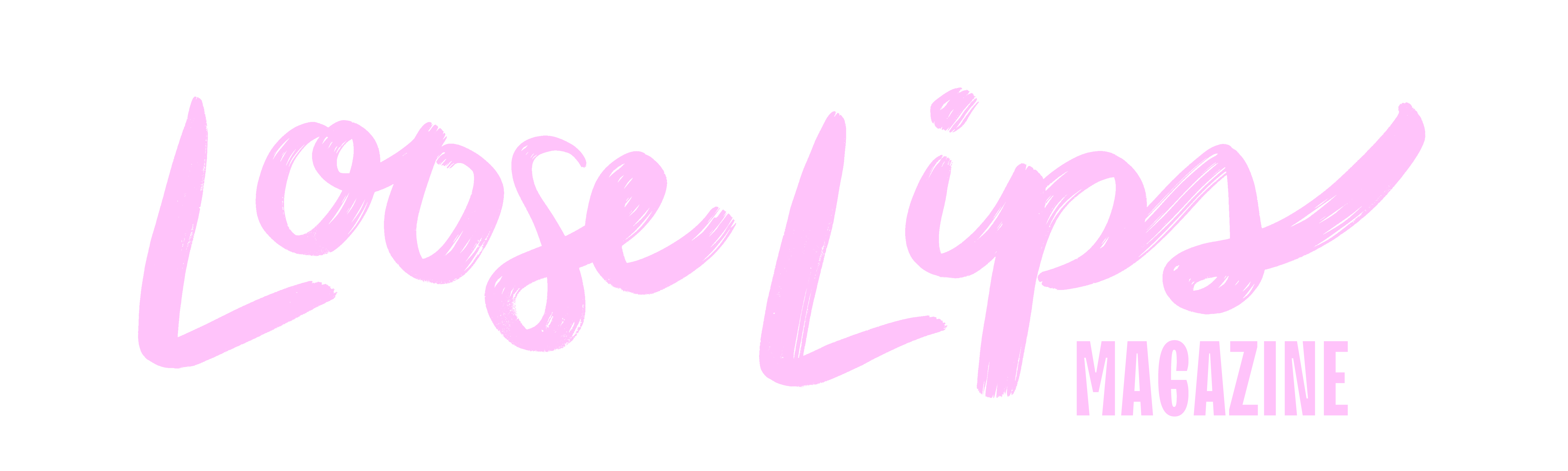loose lips magazine logo lilac